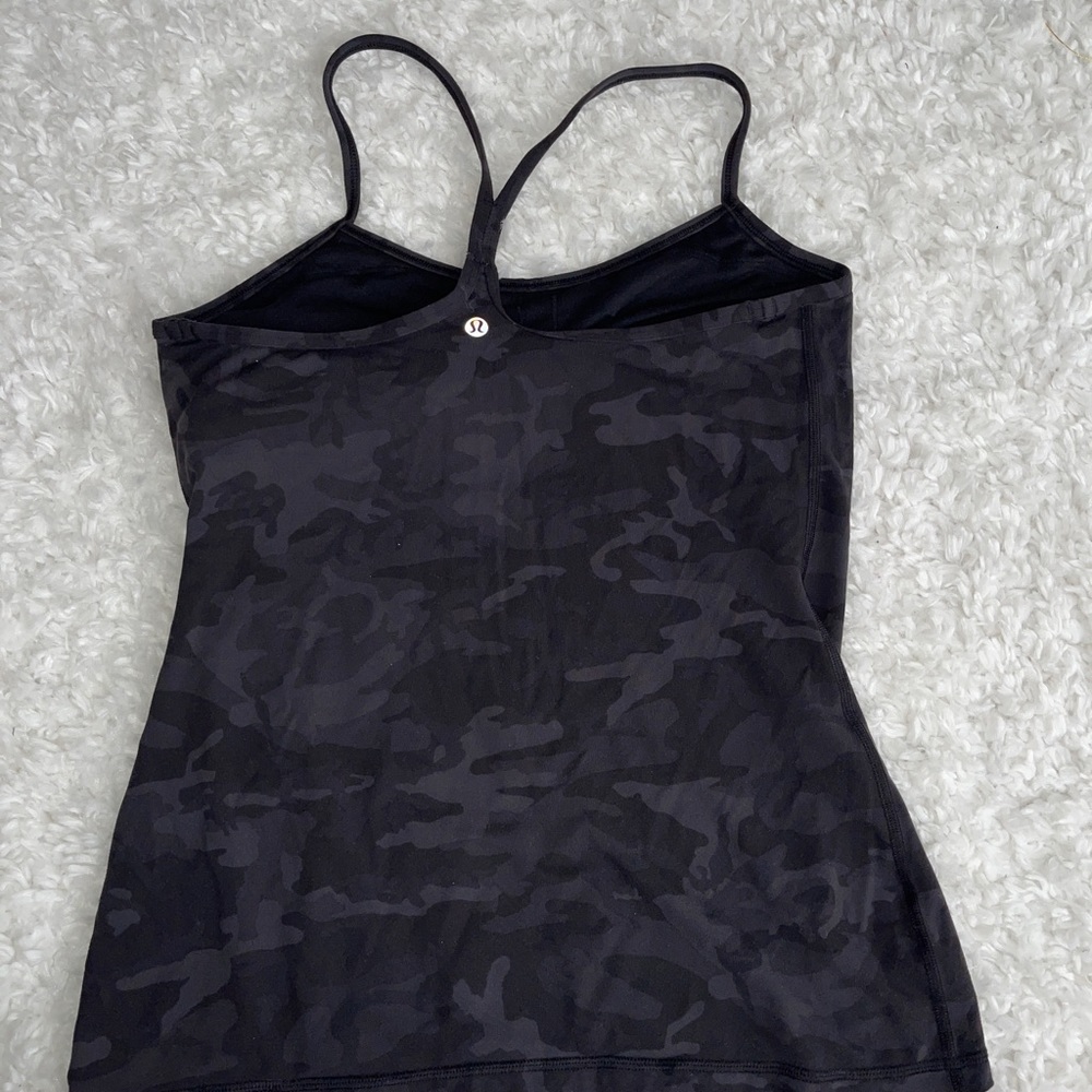 Lululemon Power Y Camo Tank Top 10 - Picture 6 of 7